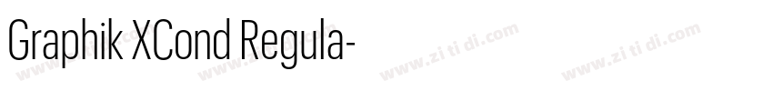 Graphik XCond Regula字体转换